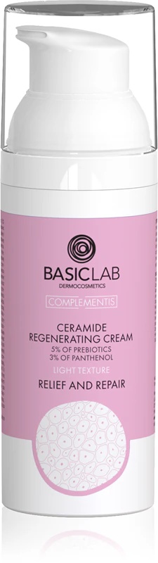 BasicLab Dermocosmetics Complementis lahka regeneracijska krema s ceramidi