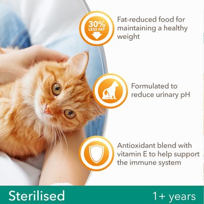 IAMS for Vitality Adult Sterylizowana, świeża sucha karma dla kotów z kurczakiem