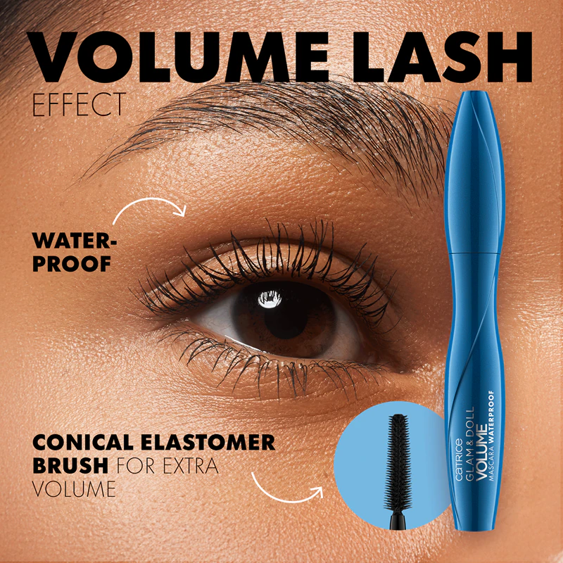 Catrice Glam & Doll Volume Mascara vedenkestävä ripsiväri maksimaaliseen volyymiin