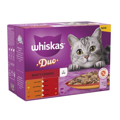 Whiskas 1+ Bustine Mega Pack 96 x 85g