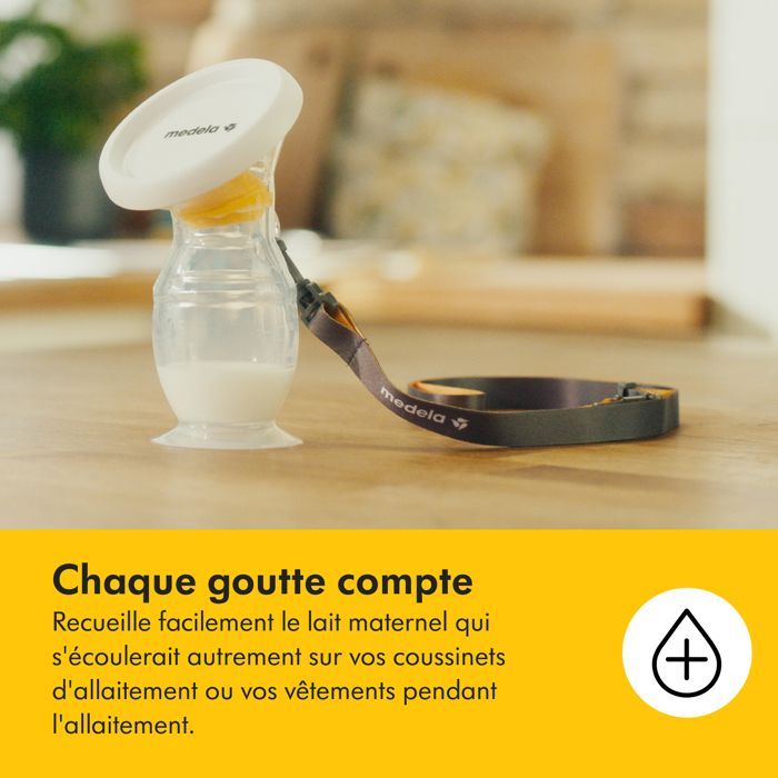 MEDELA - Recueil-lait en silicone - Collecteur allaitement