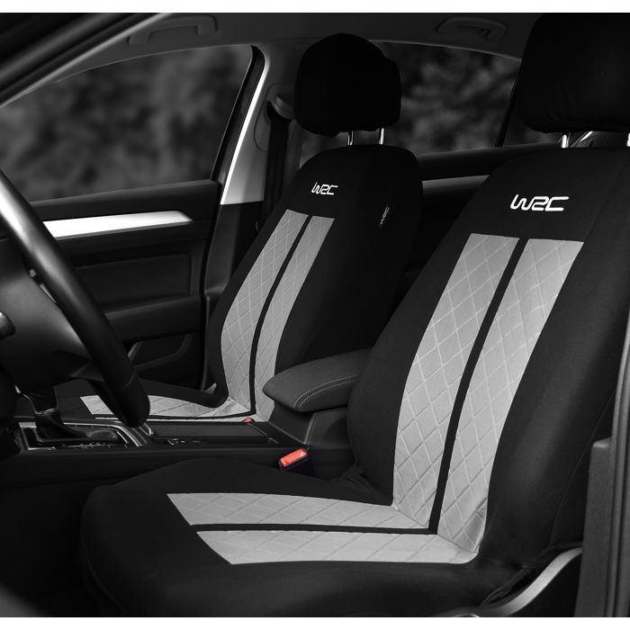 Juego de fundas para asientos delanteros y traseros WRC 2/3-1/3 Racing - funda para asiento de coche