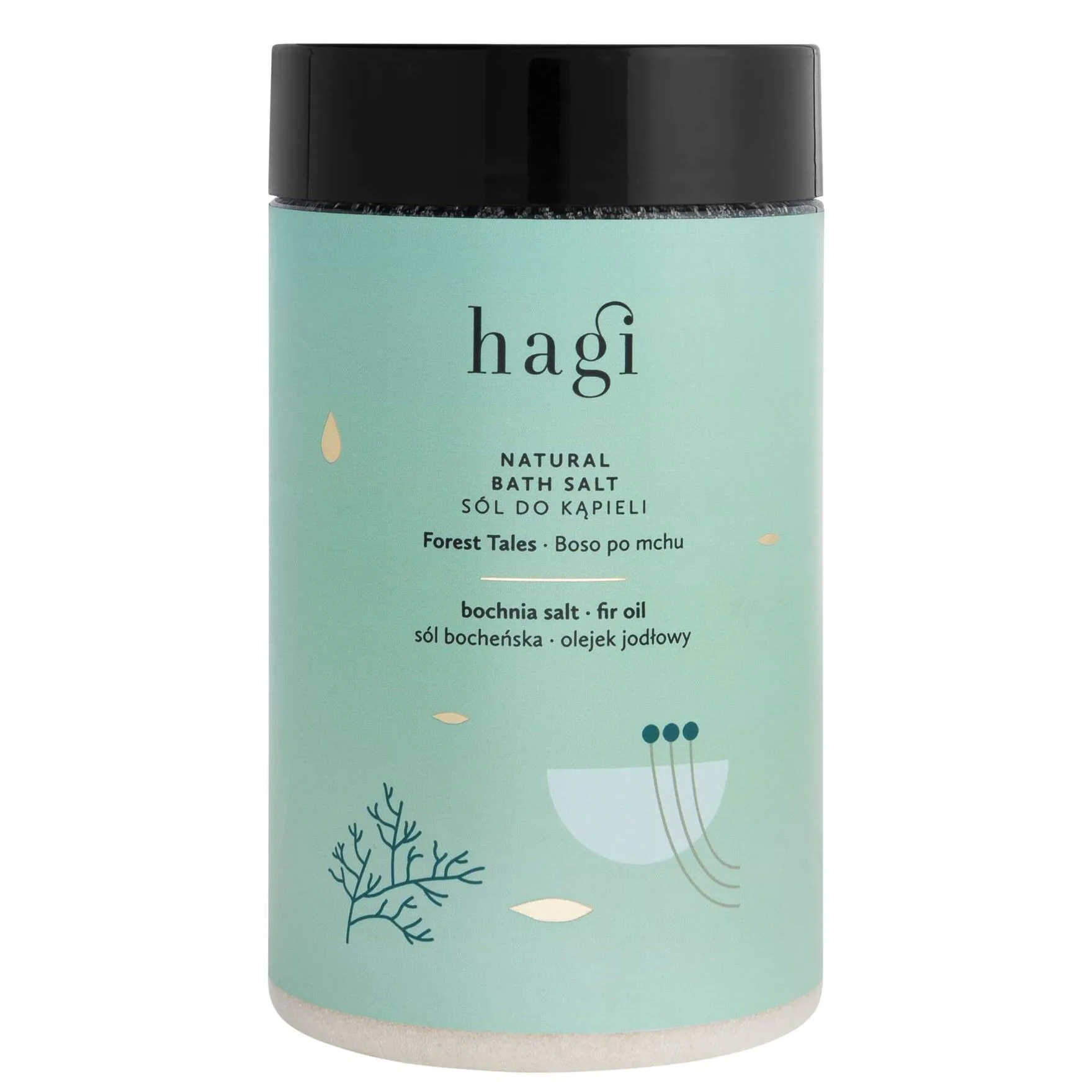 Hagi Naturalna sól do kąpieli Boso po Mchu