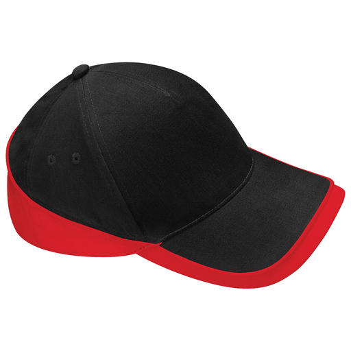  Casquette/visière de compétition Beechfield 100 % coton (lot de 2).