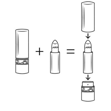 Clarins Joli Rouge The Case Gold Lipstick Cover 1 enhet 1 enhet