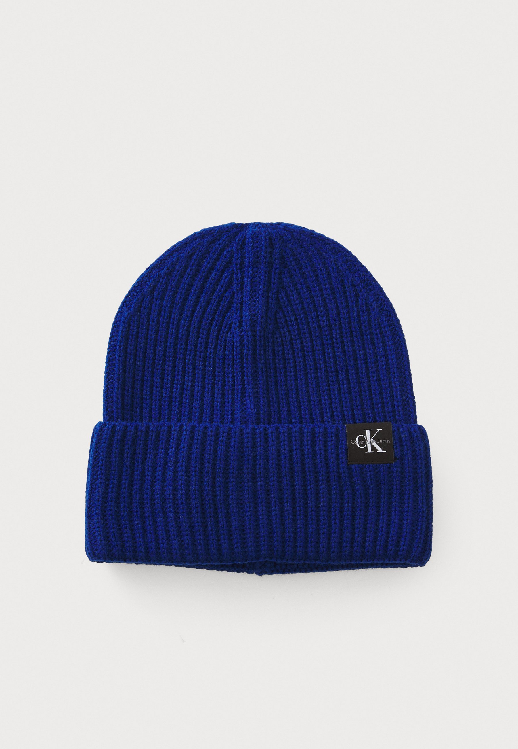 Calvin Klein Jeans MONOGRAM BEANIE UNISEX - Mütze - kräftiges Blau