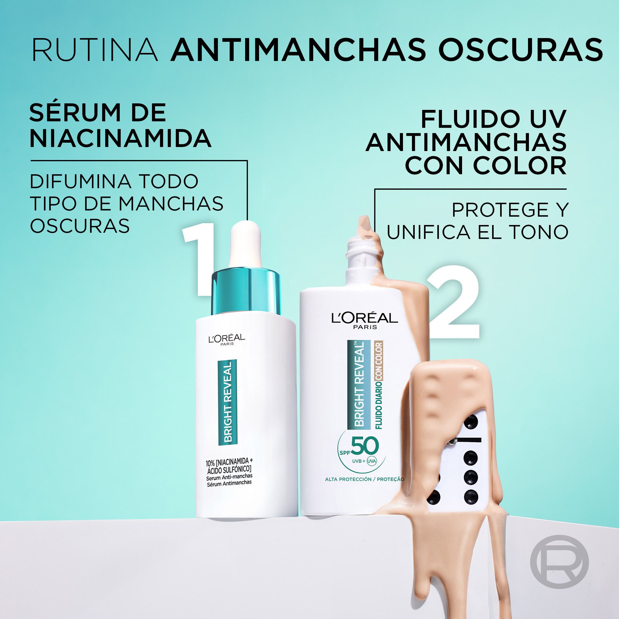 Bright Reveal dnevni fluid s bojom i niacinamidom SPF50 Kozmetika za lice