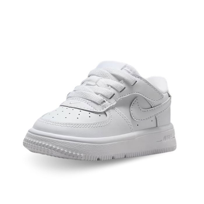 Zapatillas Nike Force 1 Low EasyOn (TD) para bebés y niños pequeños, color blanco IH4491-101