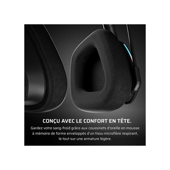 Cuffie da gioco wireless Corsair Void v2, Bluetooth, colore carbonio