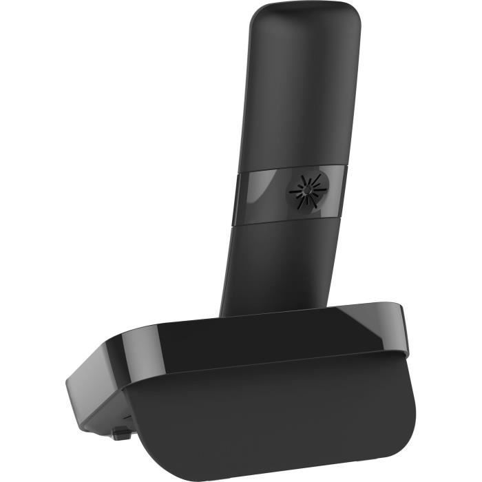 Teléfono fijo inalámbrico - ALCATEL - F860 Voice Trio negro - Bloqueo de llamadas no deseadas