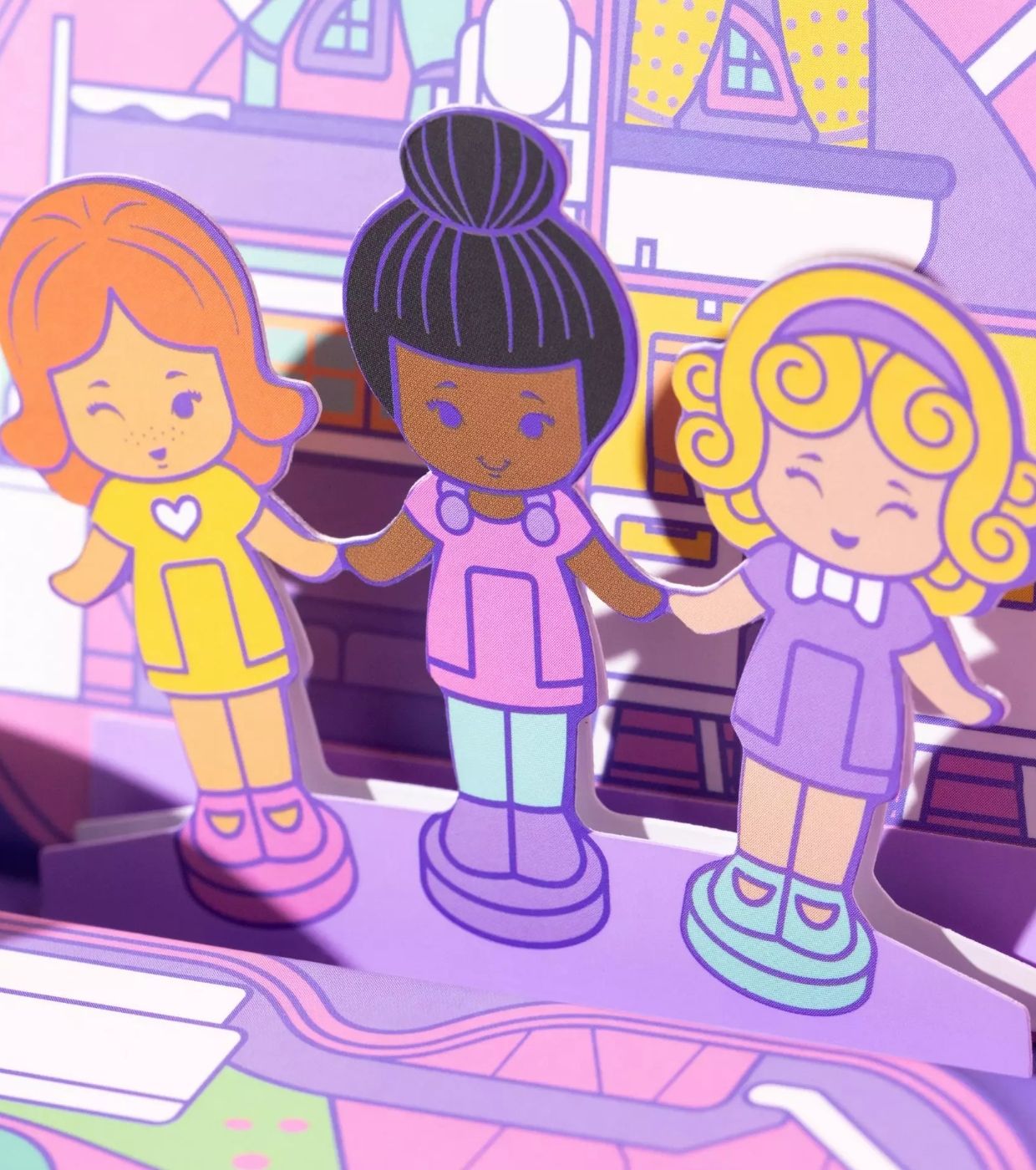 Paleta očných tieňov Polly Pocket Palety očných tieňov a líčenie