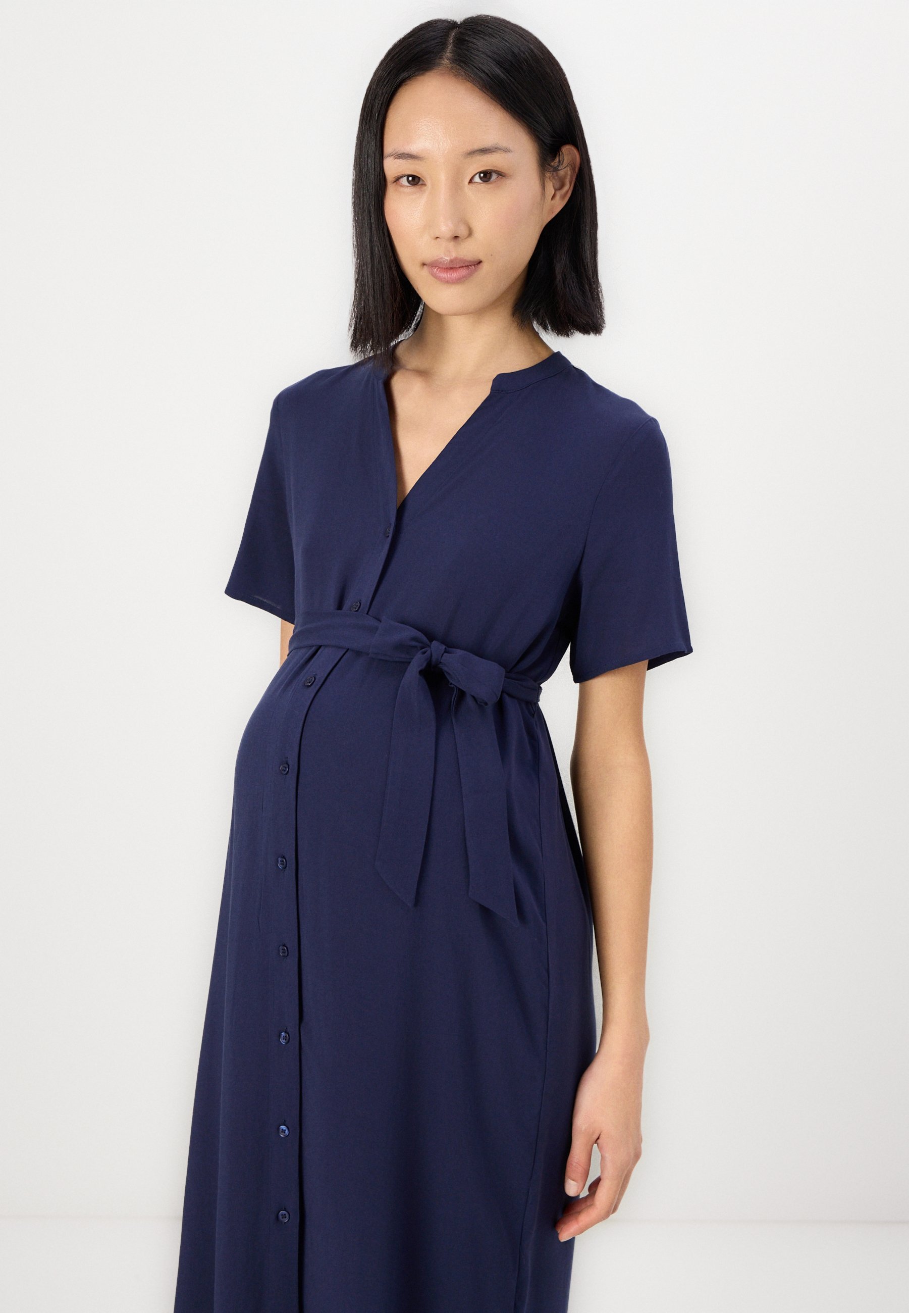 Vero Moda Maternity VMMVICA - Košeľové šaty - námornícky tmavomodré sako