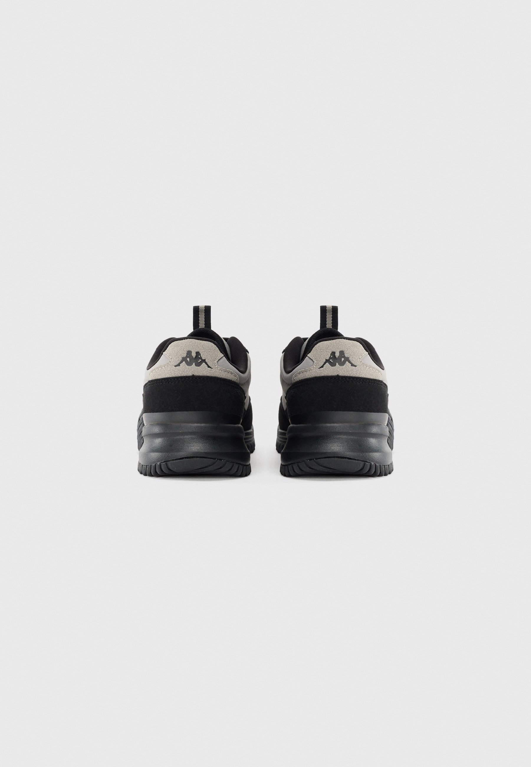 Kappa AUTHENTIC ARKLOW UNISEX - Sneakers - zwart/zilverkleurig