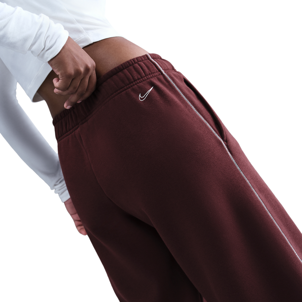 Nike Sportswear Phoenix Fleece -leveälahkeiset collegehousut