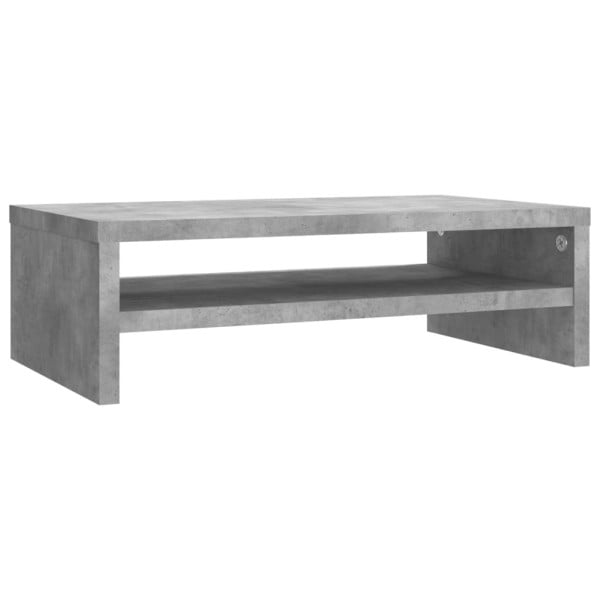 Podstawka pod monitor kolor betonowy szary 42x24x13 cm