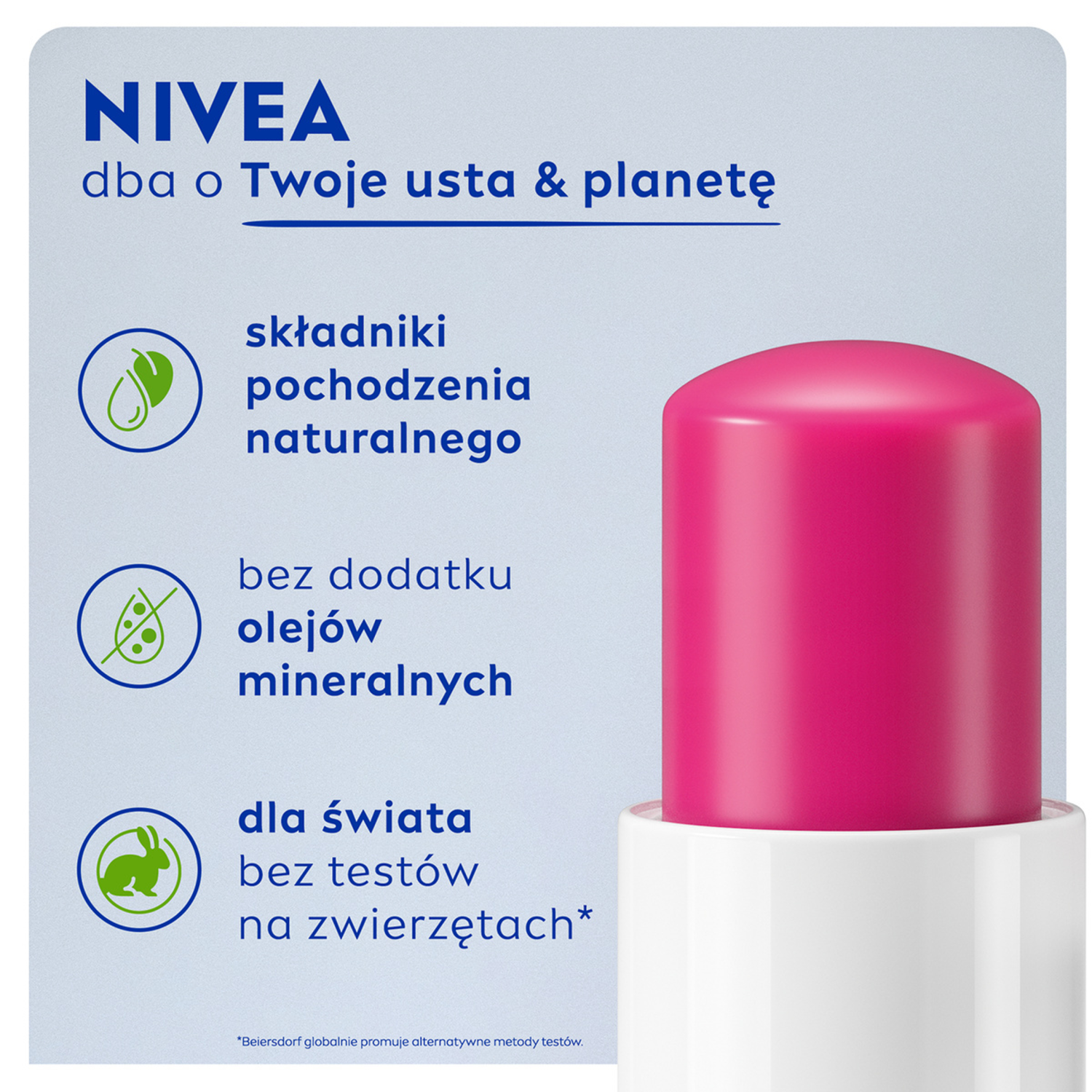 Nivea rtěnka 4,8 g meloun lesk