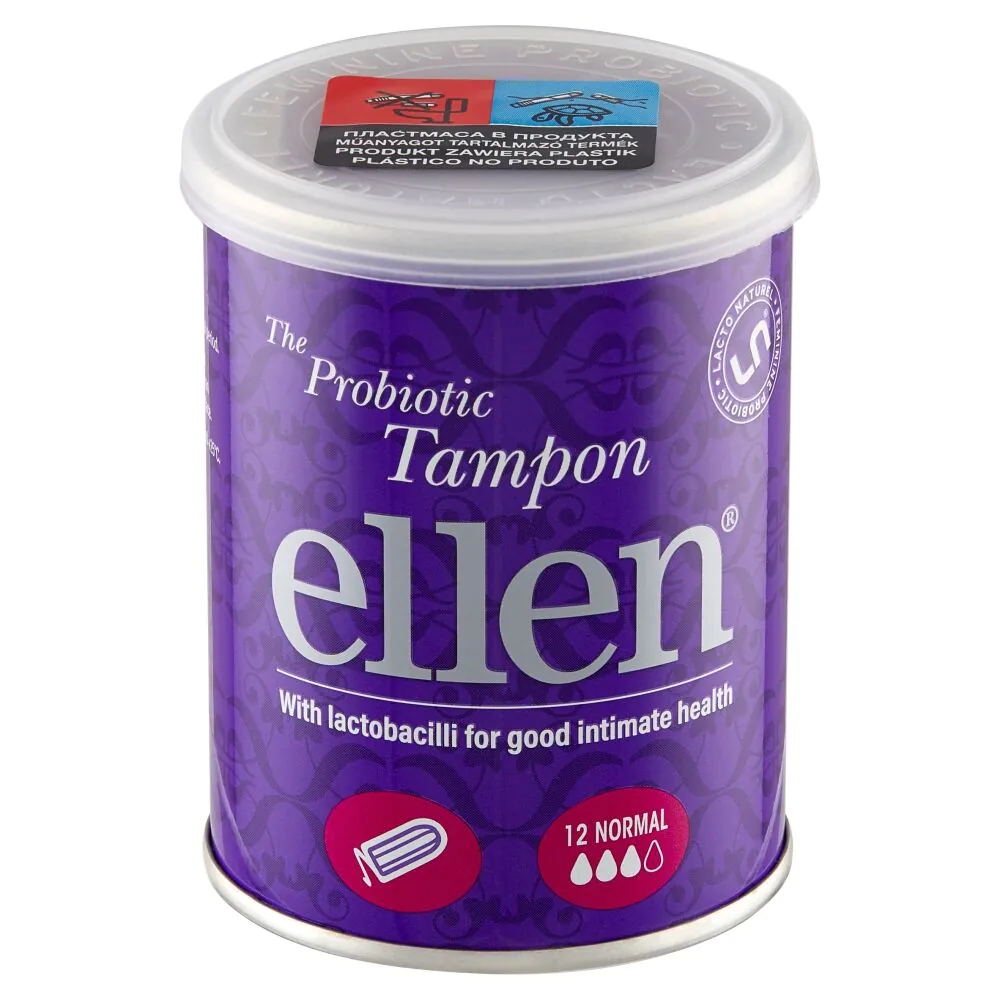 Ellen Tampony Probiotyczne Normal 12 Sztuk