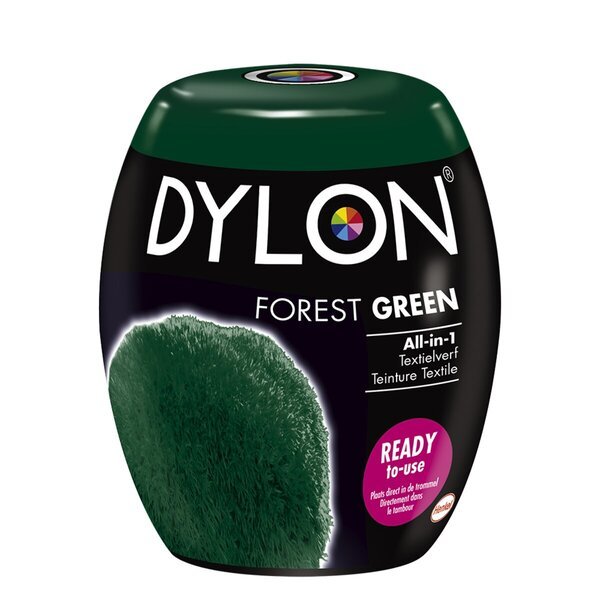 Dylon boja za tkanine za pranje rublja u šumsko zelenoj boji, 350 g