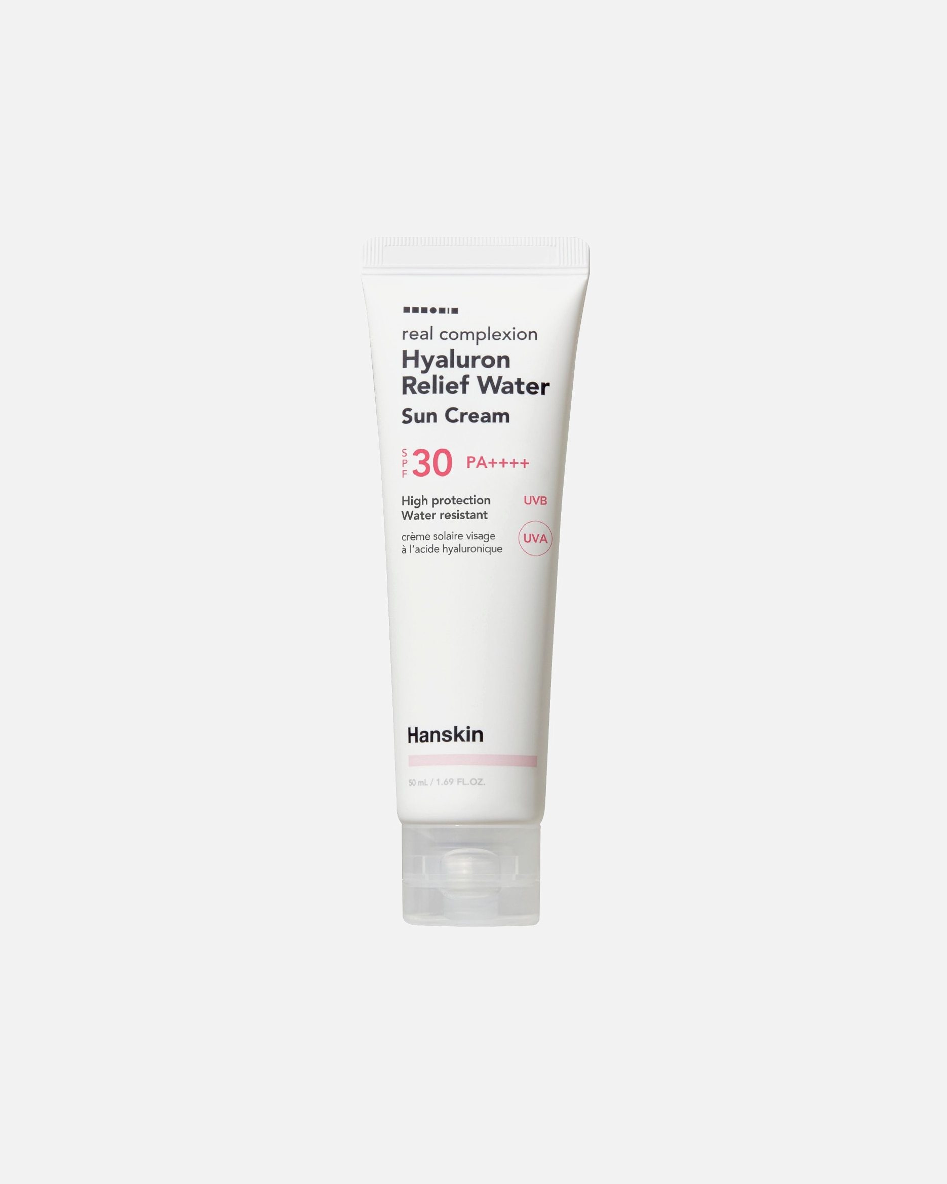 Hanskin Sunscreen Hyalurónová kyselina Relief Water opaľovací krém - 50 ml