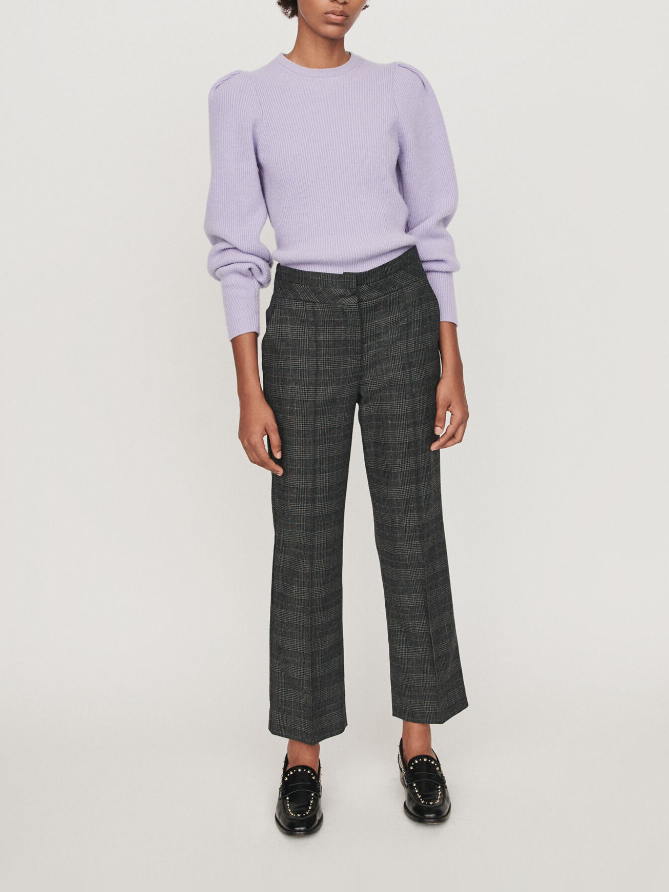 Broek met Prince of Wales-ruitpatroon - Grijs