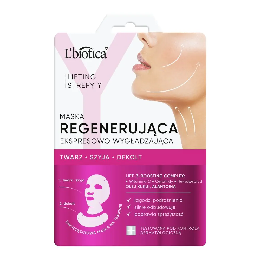 L'biotica Lifting Strefy Y Regenerująca Maska do twarzy