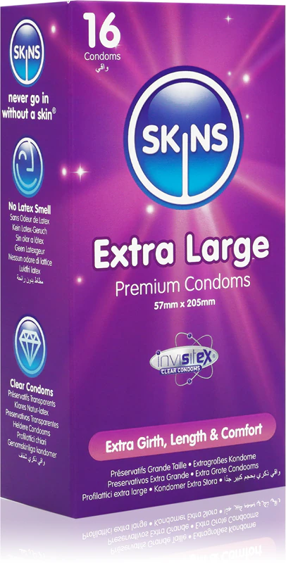 Lekársky kondóm Skins Extra Large