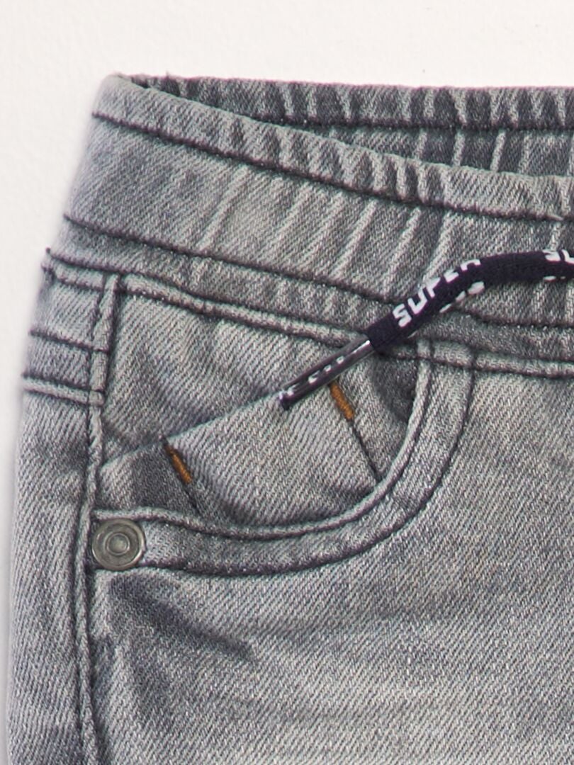 Shorts jeans - CINZA