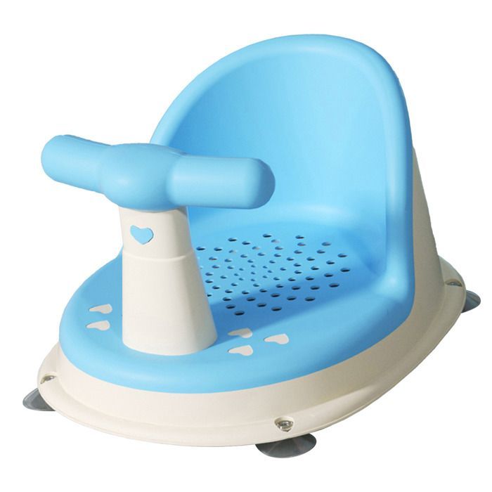 OMABETA Siège de bain bébé Siège de bain pour bébé réglable ergonomique pour empêcher le glissement siège de Ciel bleu