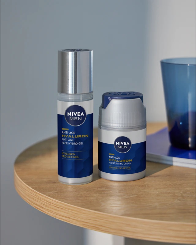 NIVEA MEN Hyaluron mitrinošs pretgrumbu krēms