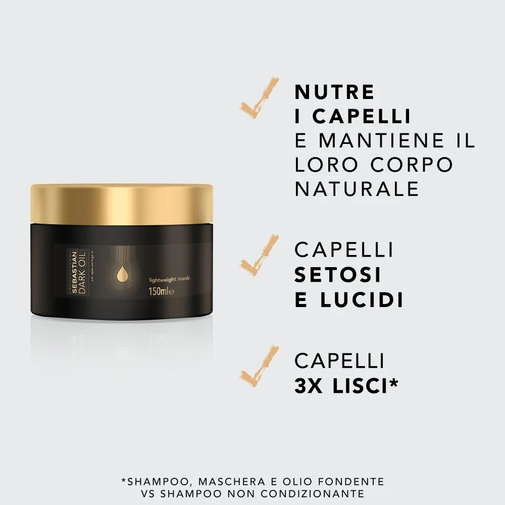 Hair Care Dark Oil Mask - Maschera Nutriente Capelli