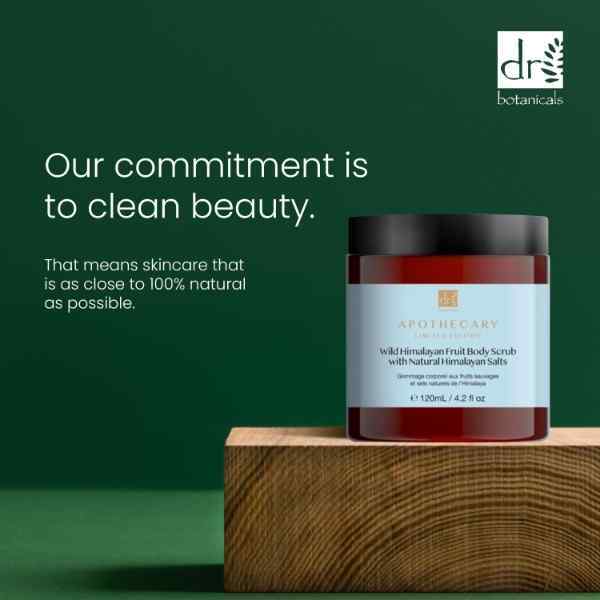 Dr. Botanicals laukinis Himalajų kūno šveitiklis, dviguba pakuotė, 2 x 120 ml