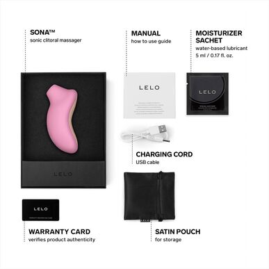Lelo Sona rosa massasjeapparat 1 enhet 1 enhet
