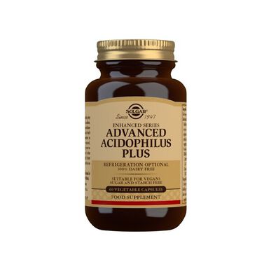Solgar Advanced Acidophilus Plus 60 kapsler