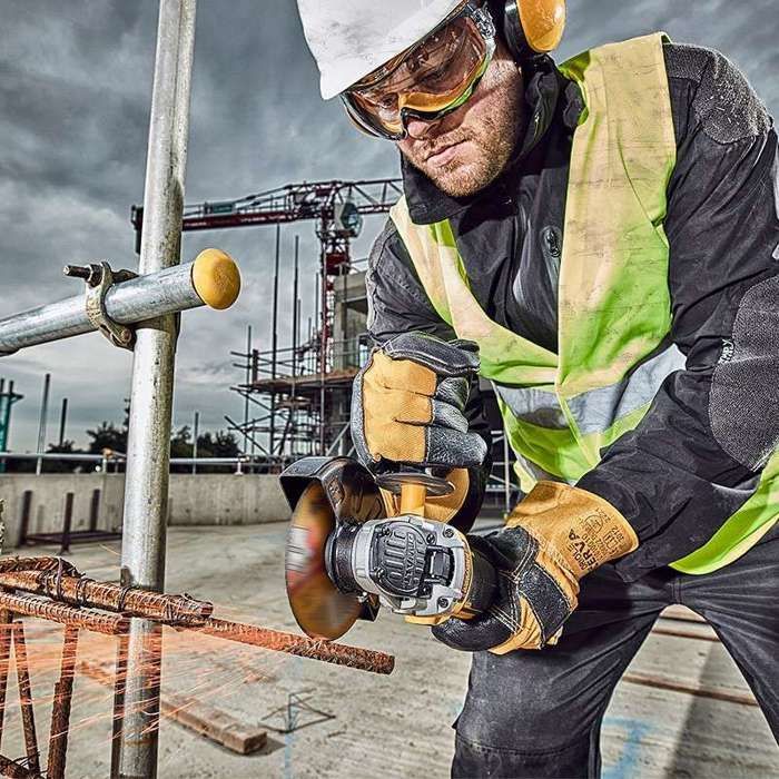 Amoladora angular XR de 18 V y 125 mm (sin batería ni cargador) en maletín T-STAK - DEWALT - DCG405NT