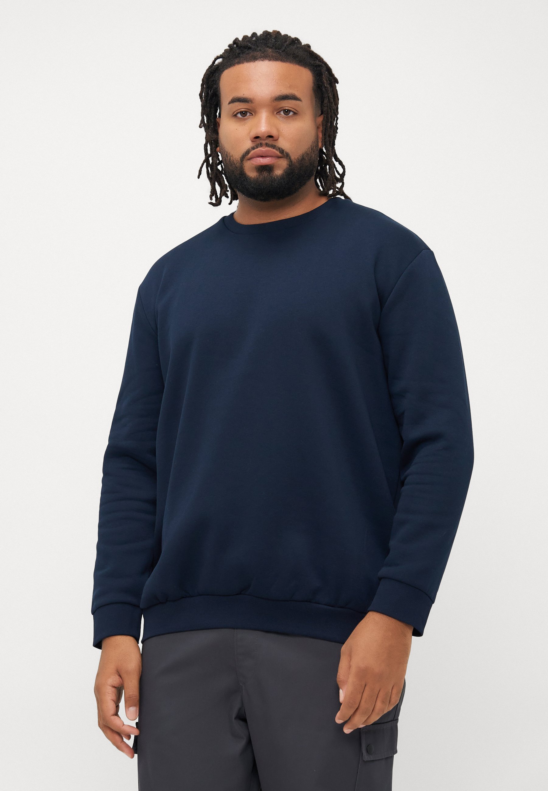 Sweat-shirt Jack & Jones JJEBRADLEY CREW - bleu marine