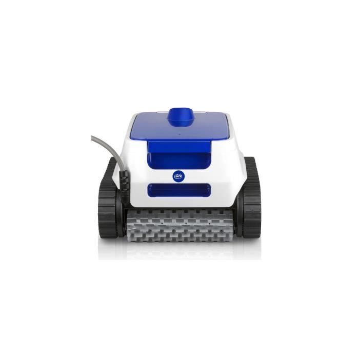GRE - ER230 Zwembadrobot - Reinigt de bodem, wanden en waterlijn - Voor ingegraven of opbouwzwembaden met vaste wanden tot 9x4 meter - Batterijduur van 2 uur