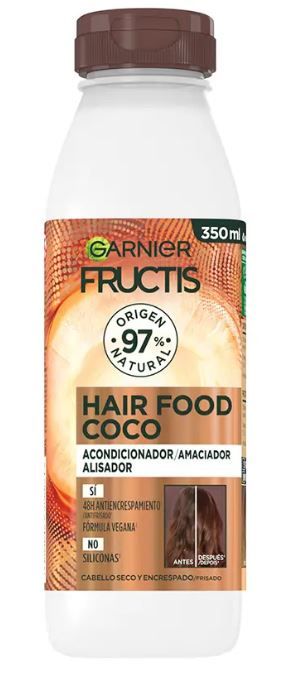 Fructis Hair Food balzam za glajenje las s kokosom Balzami brez silikona
