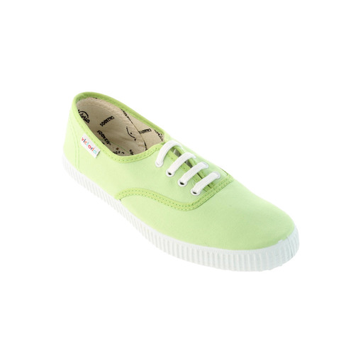  Zapatillas Inglesas De Lona Victoria 1915 Con Cordones Blancos