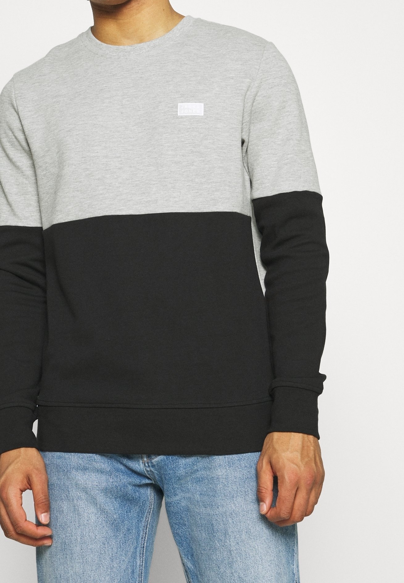 Blusa de manga comprida Jack & Jones - cinza claro mesclado