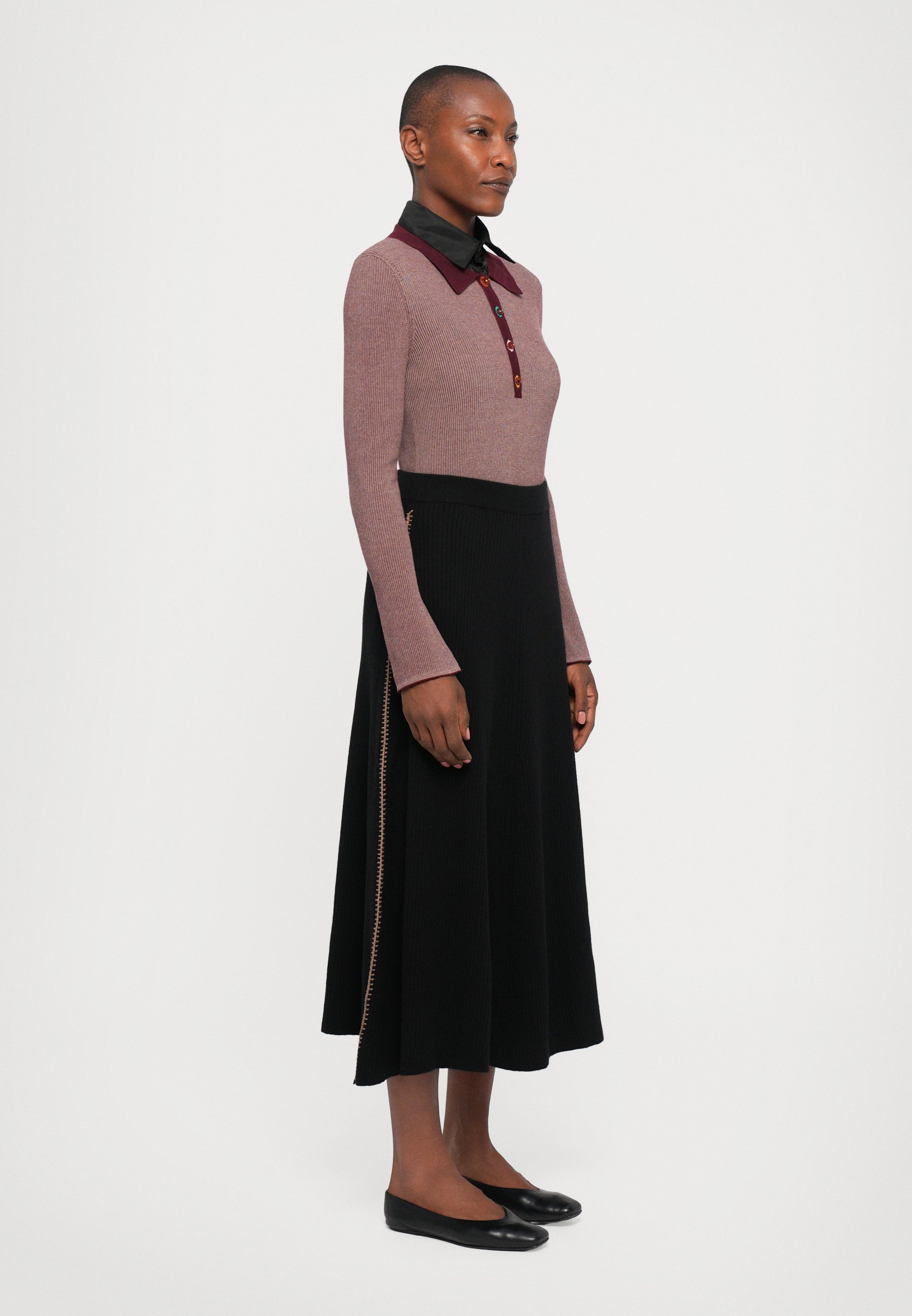 Paul Smith Damen - A-Linien-Rock - Schwarz