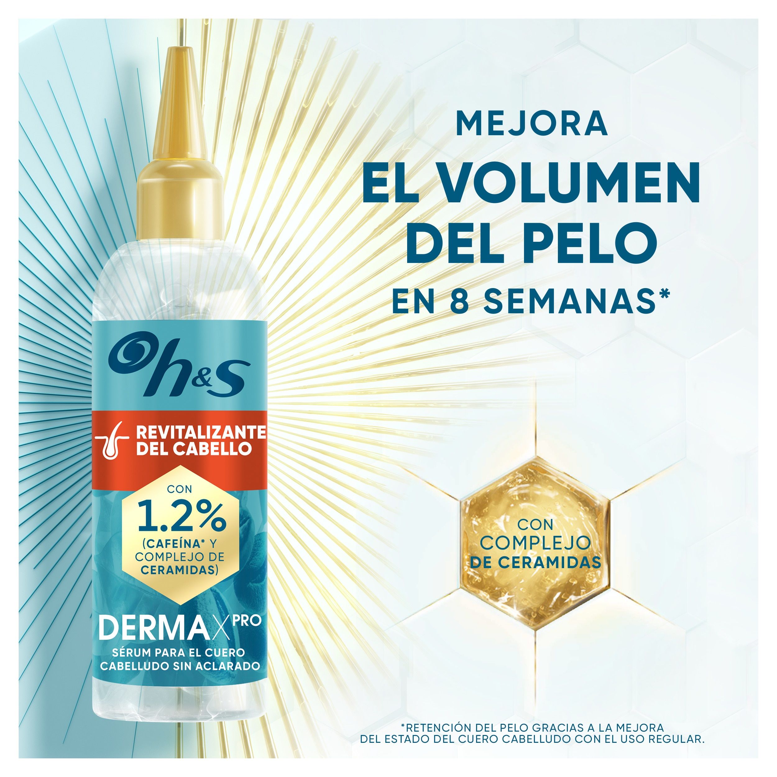 DermaXPro revitalizirajoči serum za lase Nege/šamponi proti prhljaju
