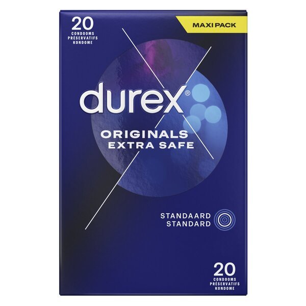 Kondomi Durex Originals Extra Safe<br>Medicinski pripomoček - 20 kosov