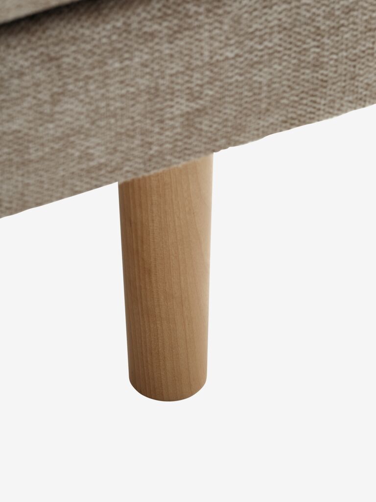 HVIDBJERG Sofa s ležaljkom HVIDBJERG boje pijeska