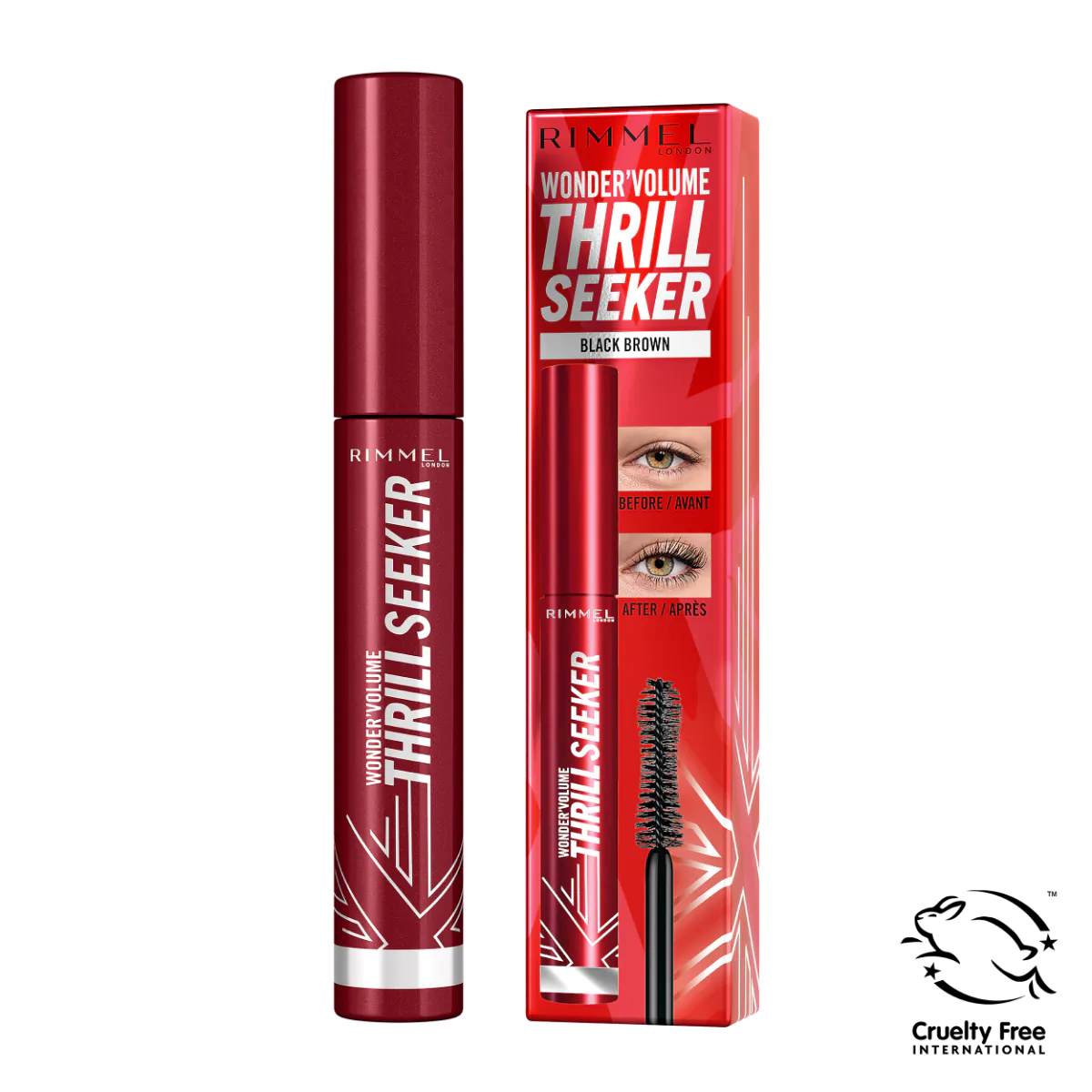 Rimmel Volume Thrill Seeker Tusz do rzęs, Brown Black