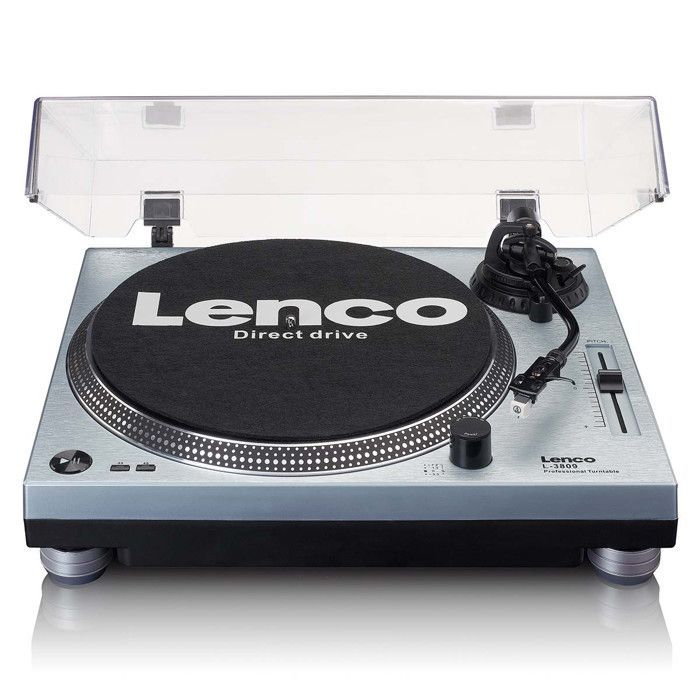 Lenco - L-3809ME - Platine à entraînement direct avec encodage USB/PC