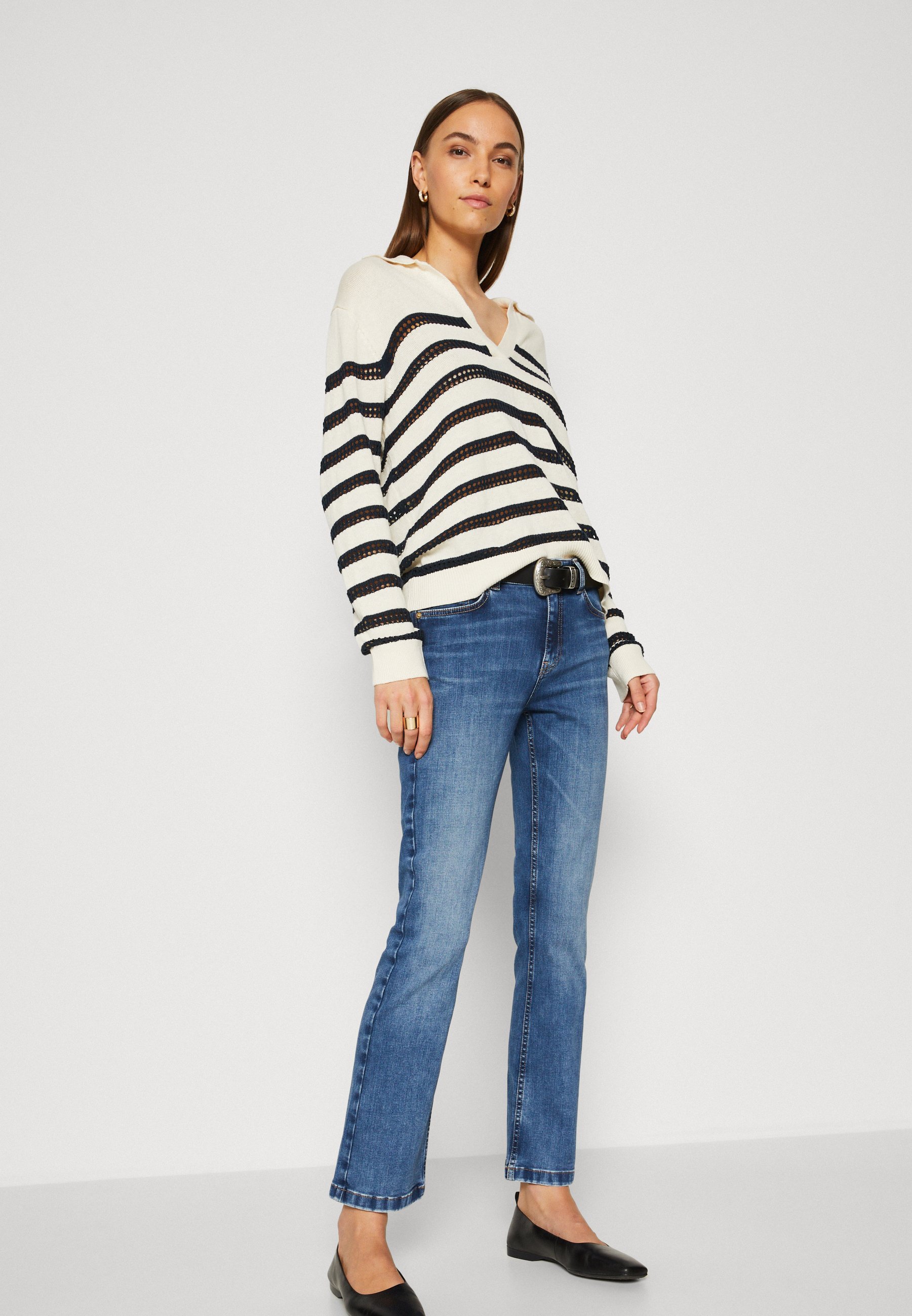 Mos Mosh IMERA - Jeans a gamba dritta - blu