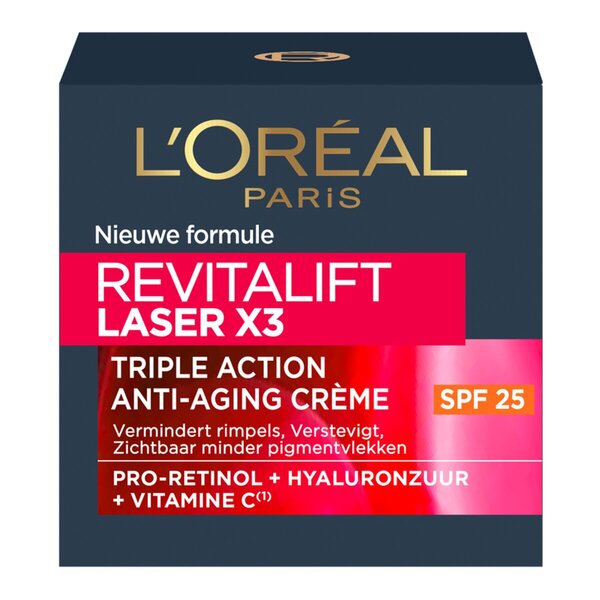 L'Oréal Paris Revitalift Laser X3 SPF25 Anti-Aging -päivävoide<br>50ml - Normaalille ja ikääntyvälle iholle