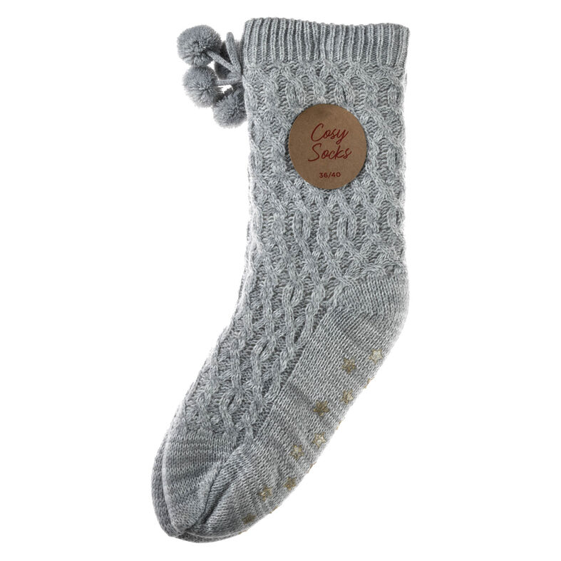 Chaussettes et collants Femme Gris