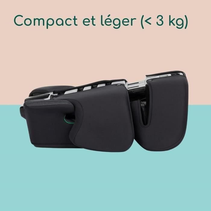 Cadeira auto BEBECONFORT ROAD SAFE, compatível com i-Size, grupo 2/3, assento elevatório, 3,5 a 10/12 anos, 100-150 cm, 15-36 kg, PRETO FUMÊ