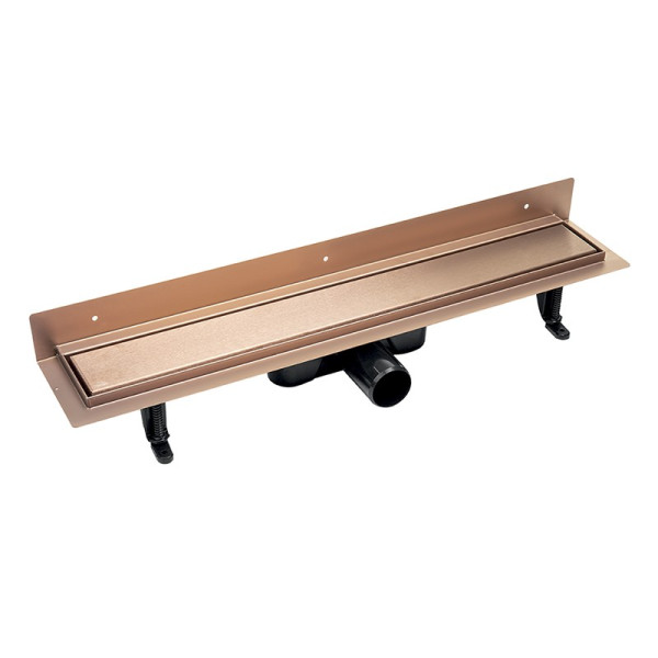 Odpływ Liniowy 80 cm Przyścienny Różowe Złoto